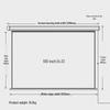 Deli Electric Projector Screen