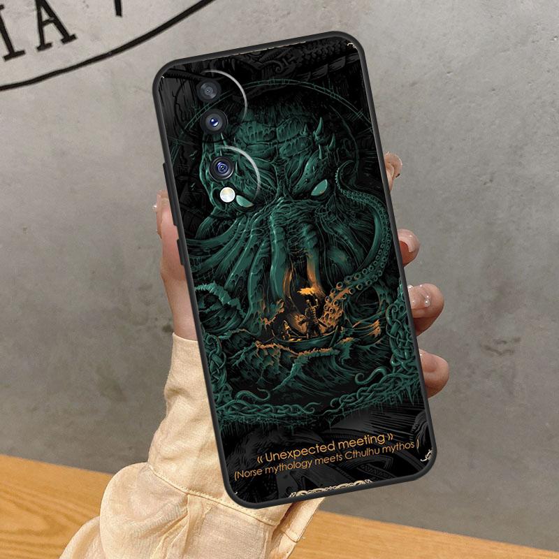 Чехол в стиле Мифов Ктулху для Honor Magic 5 6 7 8 Pro 400 200 Lite 50 70 90 Win RT X8c X8b X9a X9b X9c X9d