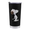 Snoopy Andy Tumbler Mug Coffee Cup Convenience Store Cup Cold Insulation Heat Insulation EVISUK Water Bottle Direct Drinking Stainless Steel with Lid