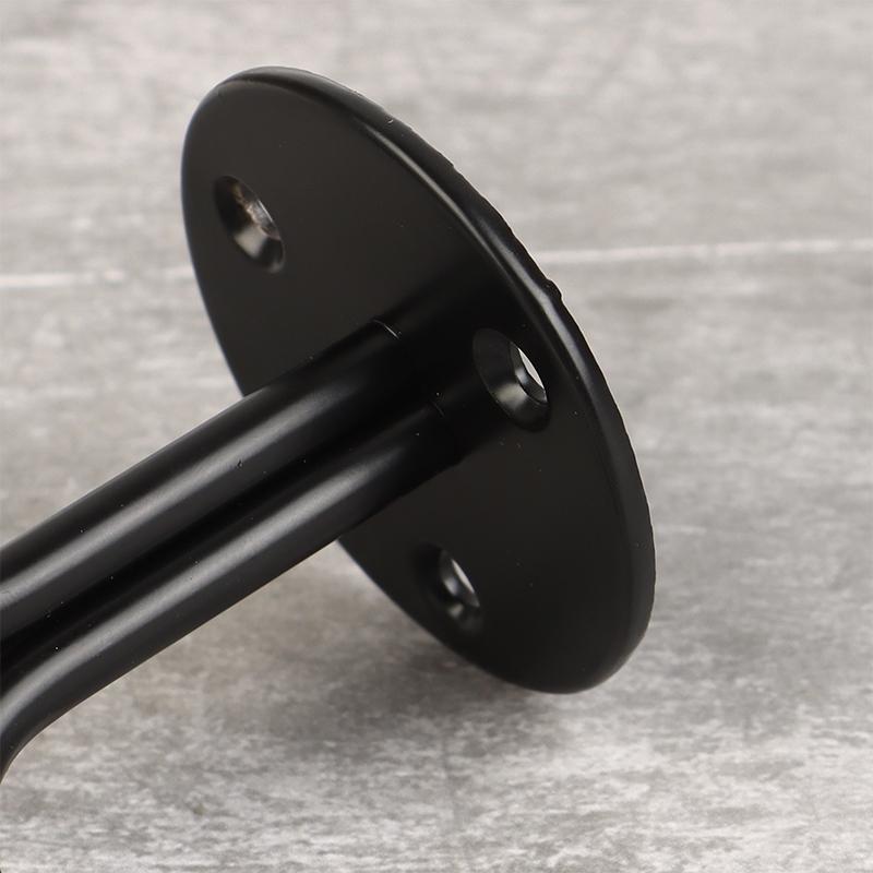 4 шт. Черный нержавеющая сталь верхний крючок настенный мешок потолочный вентилятор лампа крышный вентилятор U-образные крючки