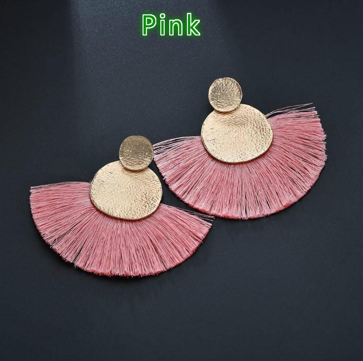 Серьги с кисточками Свадебная вечеринка Заявление Богемные висячие серьги Длинные винтажные с бахромой Дешевый подарок