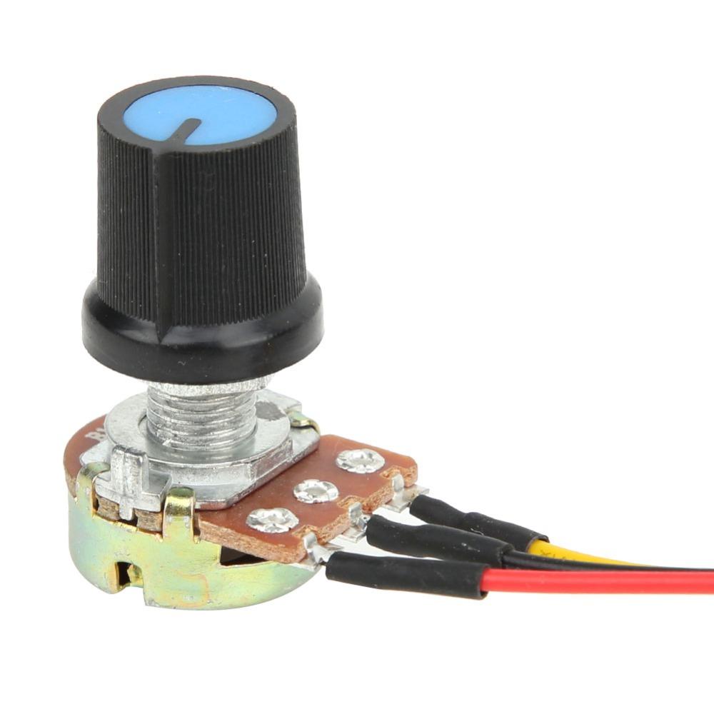 Potentiometer Control DC Motor Speed Controller 9-60V DC Variable Speed Regulator For DC Motors
