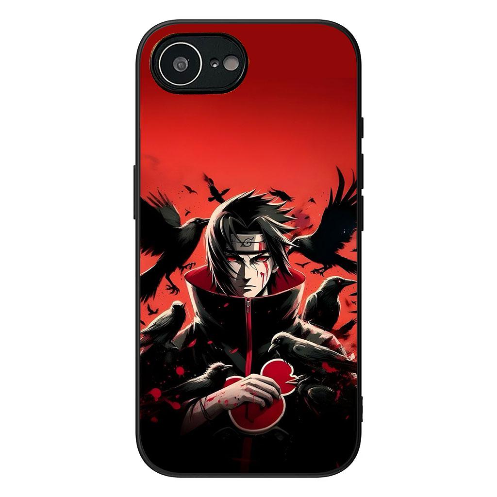 Чехол для Apple iPhone 17 16 11 Pro XS Max XR 6 7 8 Plus 16E SE 2020 Air 5 SE2 Чехол для телефона Рок Ли Итачи Акацуки Наруто Пэйн