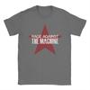 Летняя футболка Rage Against The Machine Star Женская Мужская Смешные Хлопковые Футболки С Круглым Вырезом С Коротким Рукавом Унисекс Футболки Большого Размера Топы