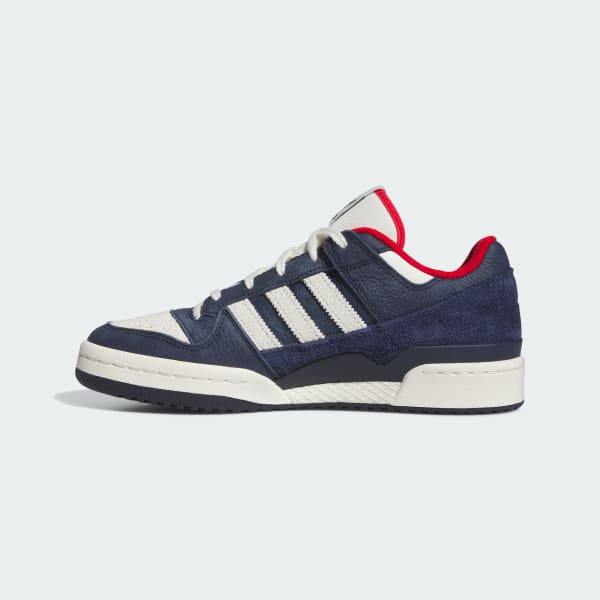 Adidas Forum Low CL Night Indigo Scarlet Кроссовки унисекс Blue Ivory Better-Scarlet IG8700