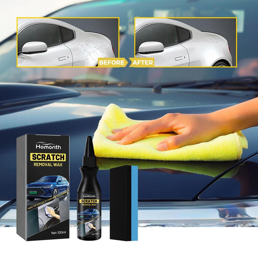 Homonth Car Scratch Repair and Maintenance Cream: Polish, Refurbish, Clean, and Brighten