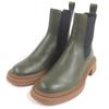 Безупречные ботинки Chelsea с боковыми резинками, хаки, кожа, мужские 40 M816S05X21 Б/у
