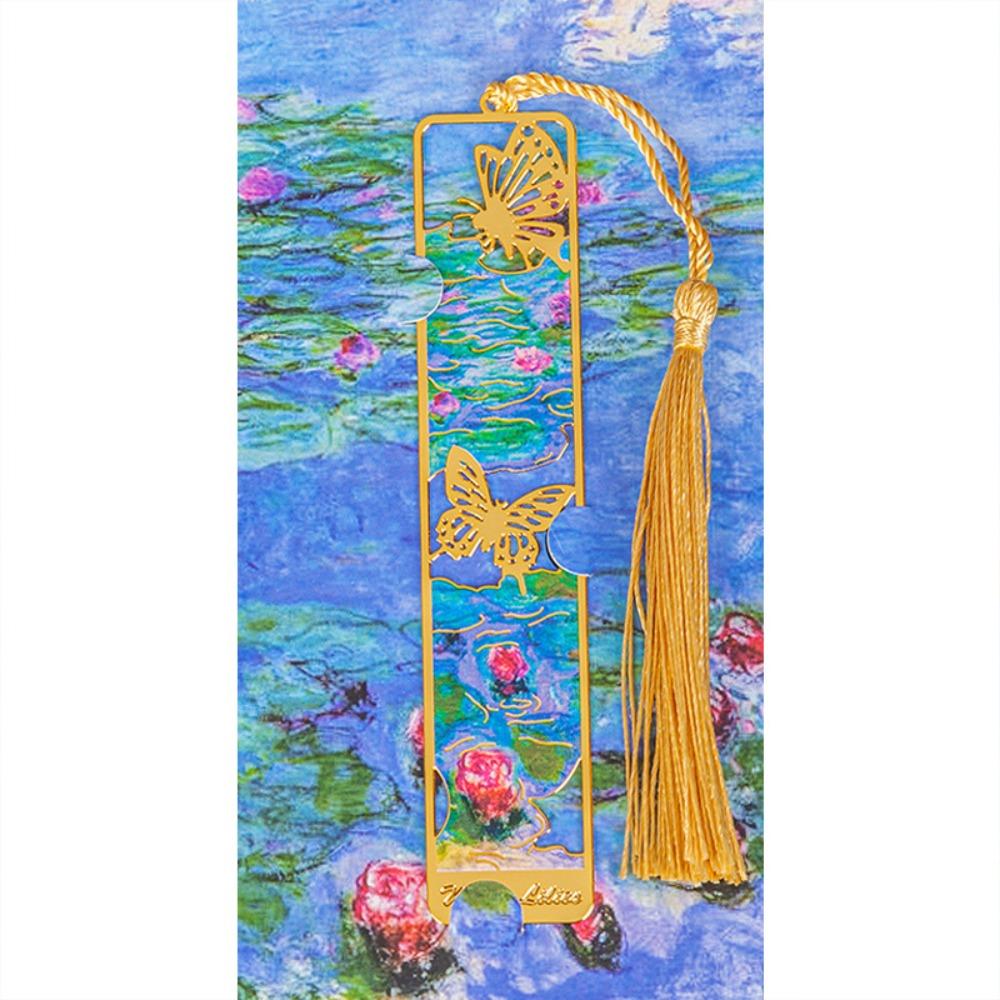 Oil Painting Metal Bookmark Student Gift Pagination Mark Creative Reading Book Clip
