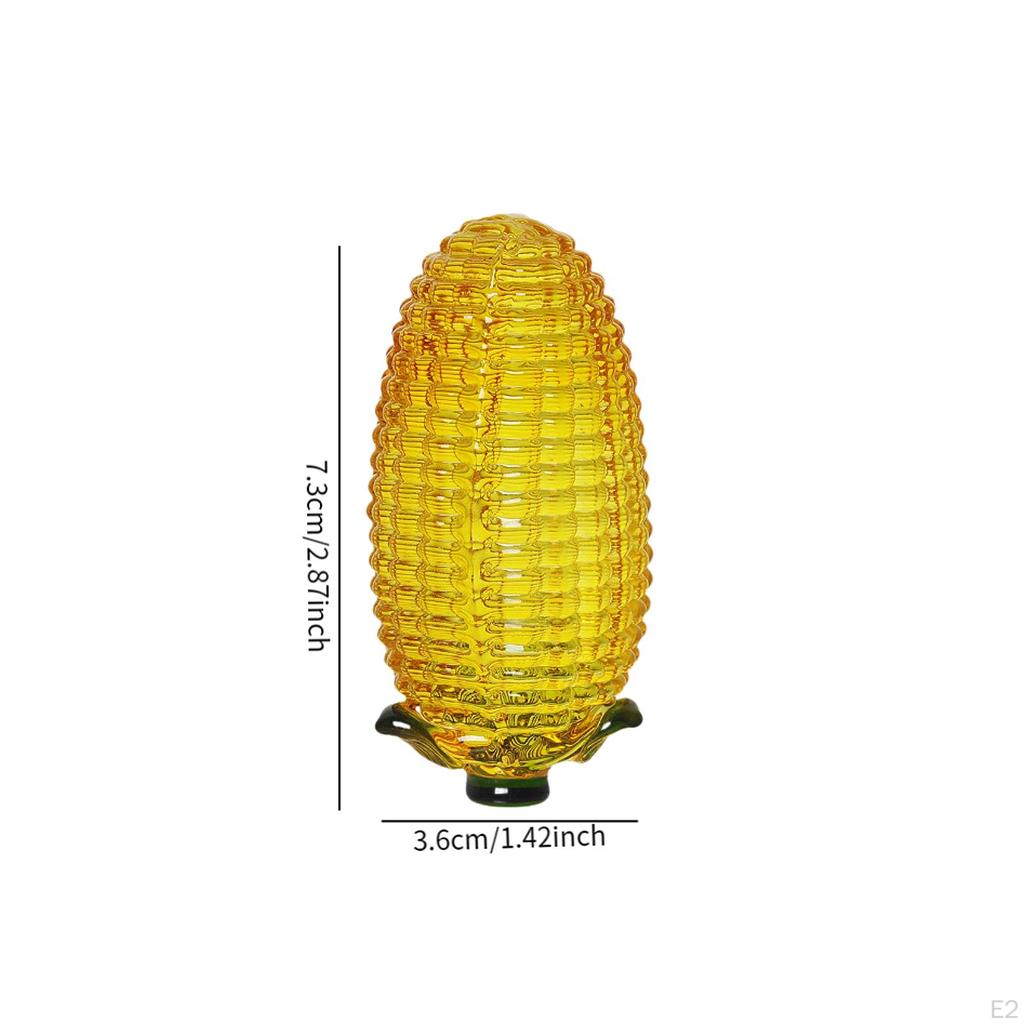 Decorative Fruits Figurines Chirstmas Decor Multicolor Creative Collectible Display Props Crystal