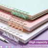 4Pcs A4 A5 B5 DIY Loose Leaf Notebook Colorful Office School Supplies New Loose-leaf Book Cover