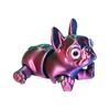 Напечатанная на 3D-принтере подвижная собака французский бульдог с подвижными суставами, гибкий щенок, игрушка-непоседа, настольный питомец для дома, офиса, для снятия стресса