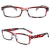 Women Portable Vintage Flowers Ultra Light Frame Reading Glasses Eyeglasses Eye Protection