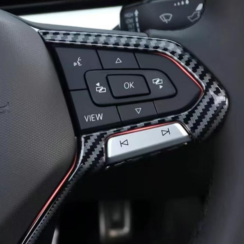 Декоративная накладка на панель рулевого колеса автомобиля для Volkswagen VW Broa Tacoua Talagon Sagitar Viloran Tharu Lavida Автоаксессуары
