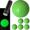 Golf for Practice and Night with LED Lights for Extended Use In the Dark Glow-in-the-dark Balls, Glow-in-the-dark, Fluorescent, Games, (12)