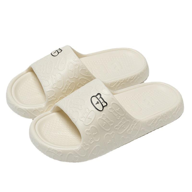Летние популярные классные тапочки для женщин, пар, домашняя и уличная одежда, мультяшные, с толстой подошвой, нескользящие, для ванной, тапочки для мужчин