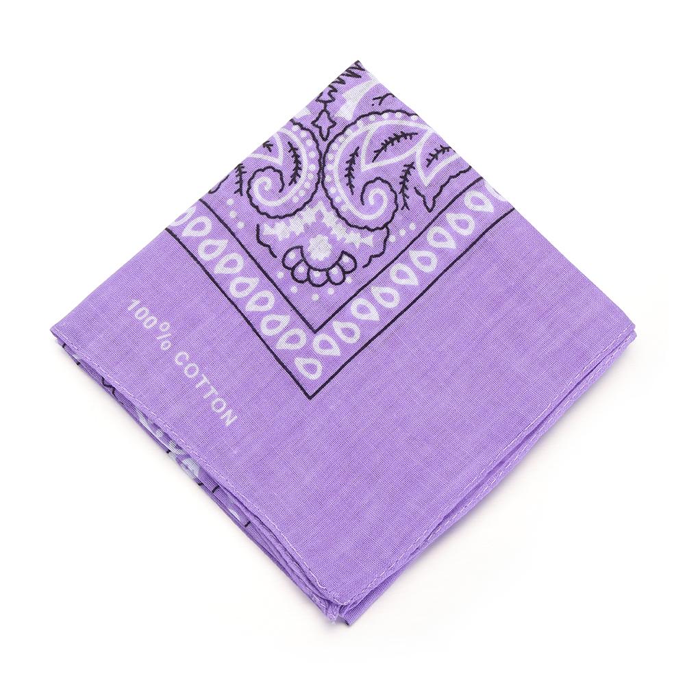 Handkerchief Neck Scarf 100% Cotton Hair Band Paisley Bandana Wristband Printed Square Scarves