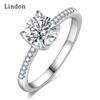 Классическое кольцо Lindon из медного сплава с цирконием, женские ювелирные изделия, свадебный подарок для вечеринки