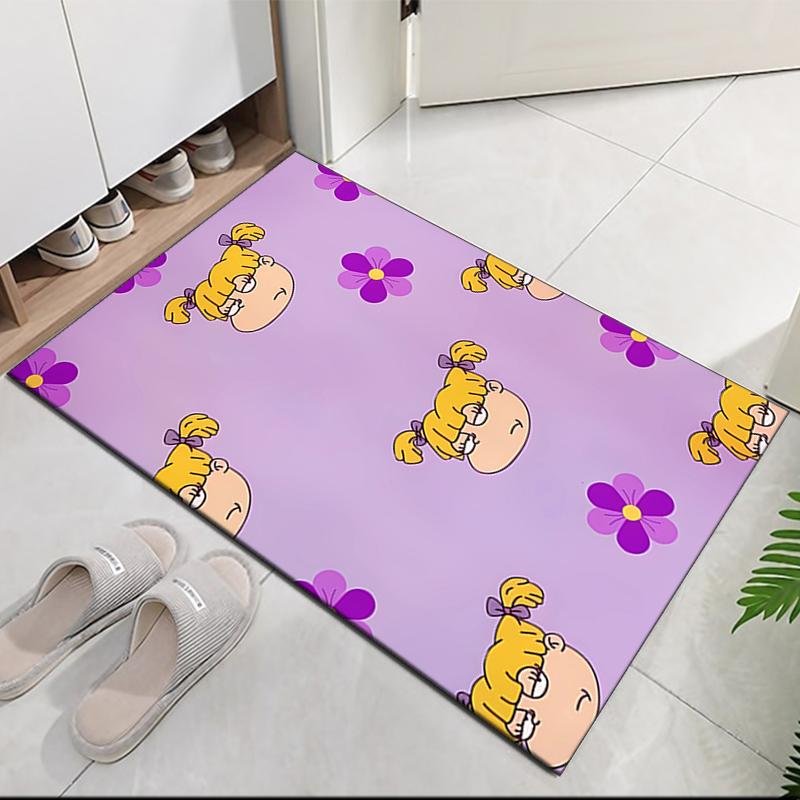 Rugrats Printed Carpet, for Office Chair Living Room Bedroom Kitchen Room Decor Gifts.