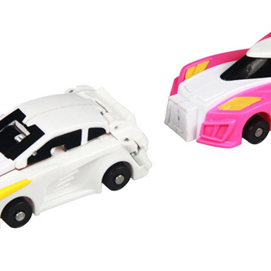2Pcs/Set Transformable Flying Horse Car Toy Collision Deformation 2-In-1 Mini Vehicle Educational Transforming Mechanical Flying Toddlers Boys Girls