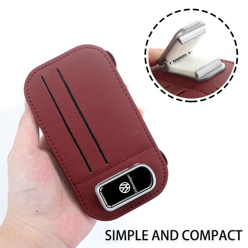 Valve Stems Caps Multi-functional Car Sun Visor Organizer Card Glasses Holder For Volkswagen VW Scirocco Jetta Beetle Golf 4 5 6 zd6