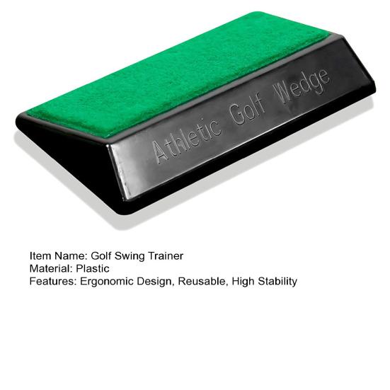 Компактный портативный тренажер для гольфа с простой в использовании педалью коррекции выравнивания на 15 градусов