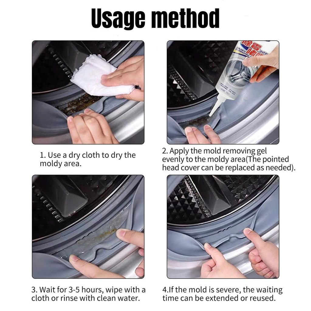 1/2/3 шт. Гель для удаления плесени Антиплесневый очищающий гель для дома, кухни, ванной комнаты, стиральной машины, холодильника, для удаления плесени с резины
