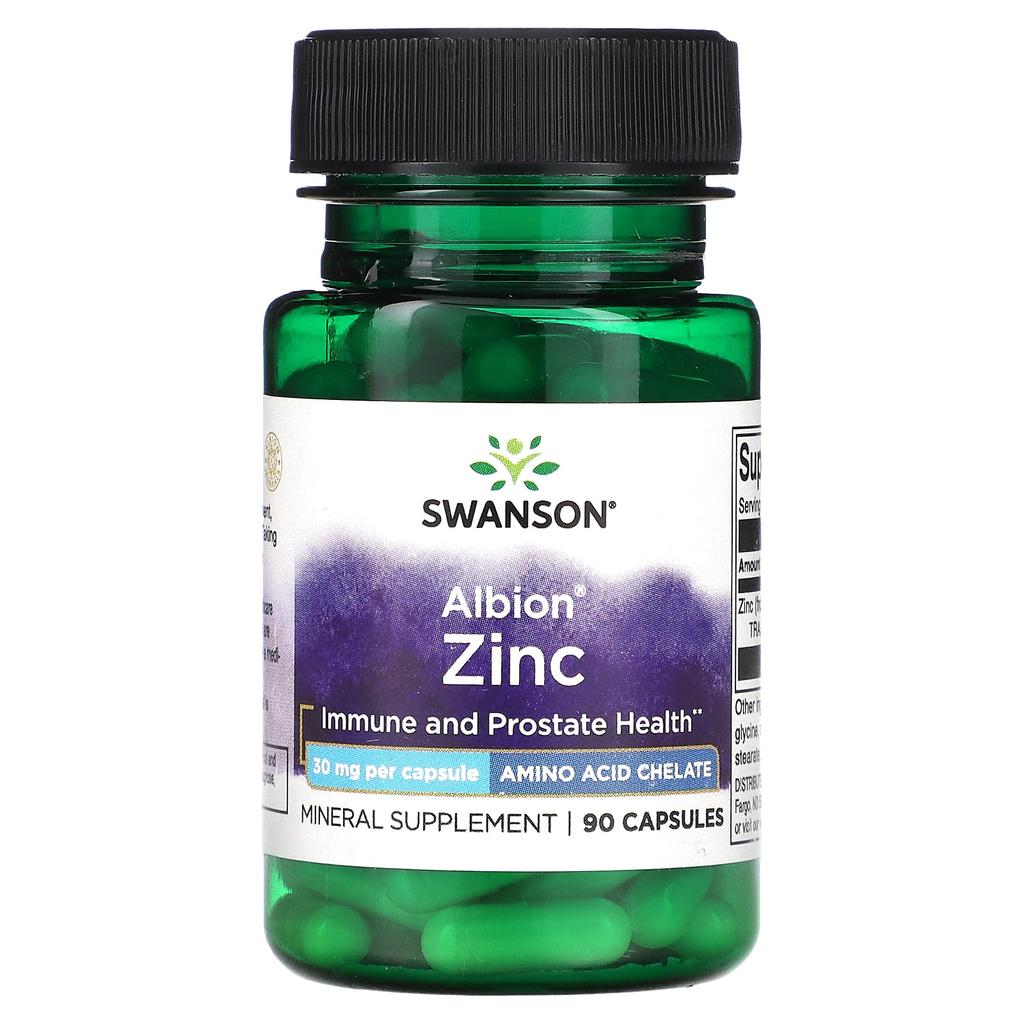 Albion Zinc, 30Mg, 90 Capsules