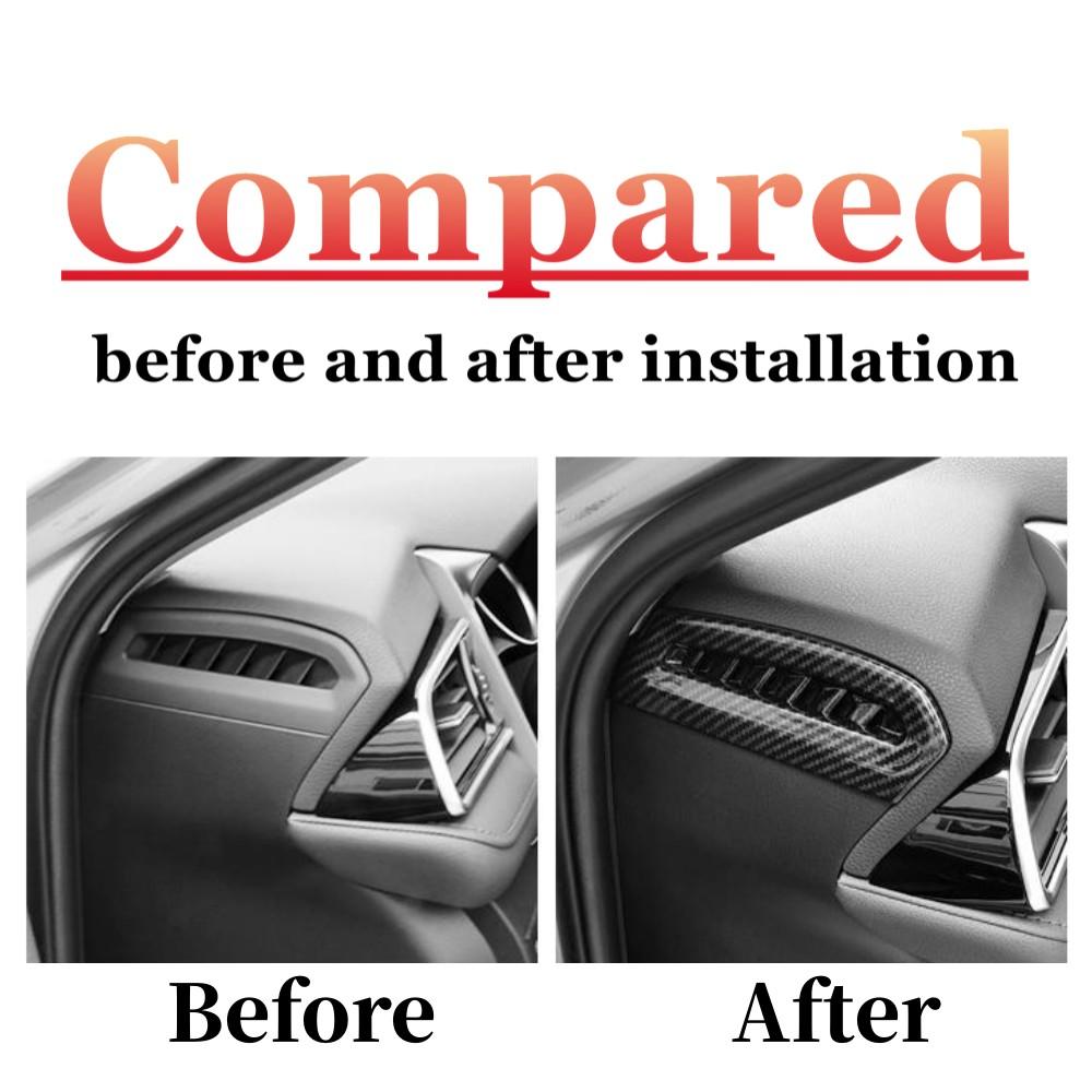 ABS Plastic Car Dashboard Air Conditioning Outlet Frame Cover Trim For Toyota Camry 70 XV70 2018-2023 Auto interior Accessories