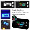 DC 8V-100V Digital Electricity Meter Battery Capacity Indicator LCD Display Lithium Battery Capacity Meter Voltage Meter Tester
