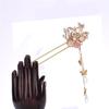 Crystal Bridal Ancient Style Chinese Hanfu Tassel Hairpin Pearl Hair Fork Flower Hair Sticks