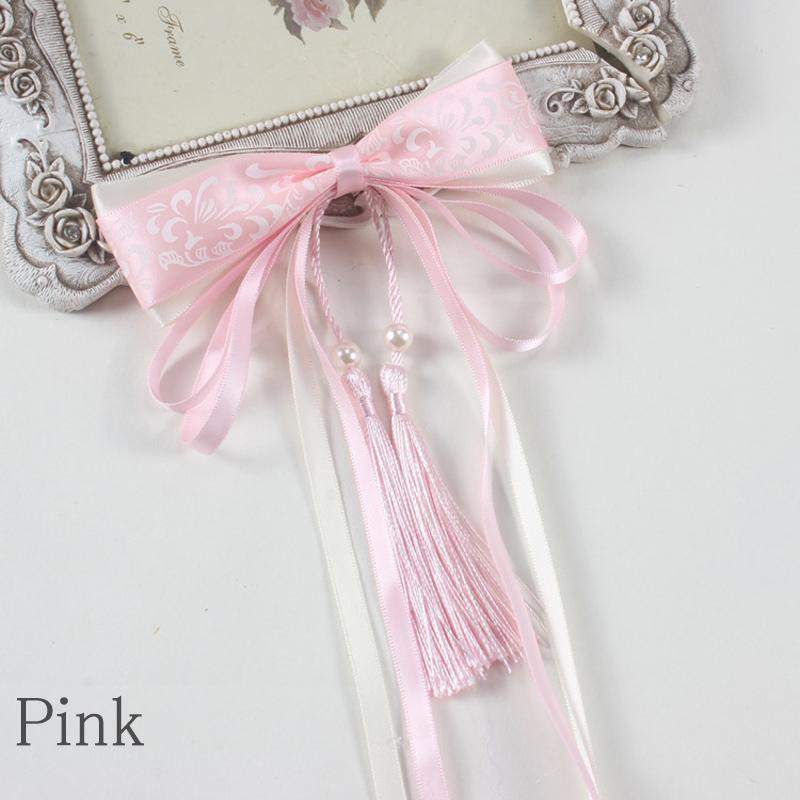 1 шт., длинные ленты в древнем стиле, головной убор, заколка для волос, бант, китайский бант, заколки для волос, свадебные, свадебные