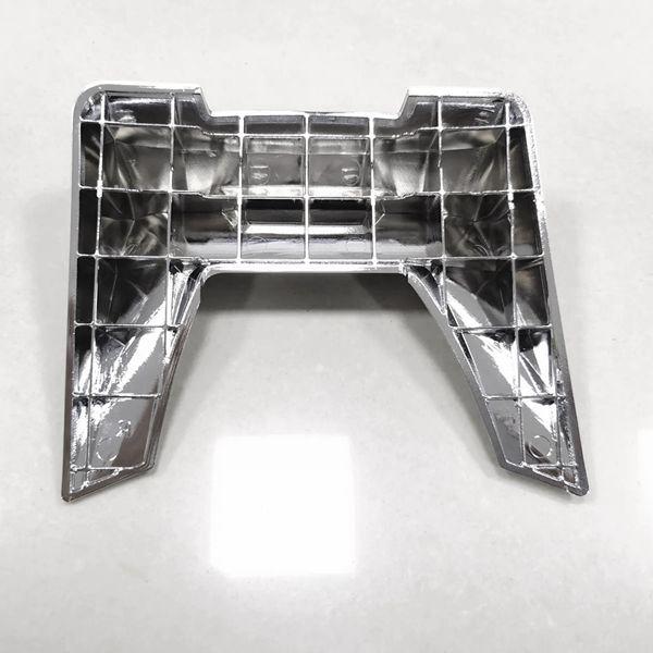 Chrome Silver ABS Saddlebag Lid Spoiler Cover (1 Pair) for Ha