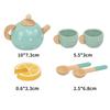 Food Afternoon Tea Set Toy Timbered  Early Educational Toys   Children Toys