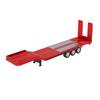 Wheelfun 3-Axle Plastic Semi-Trailer Flatbed 1502 1/18 Remote Control Tractor Truck Upgrade Parts for Huina 1501 RC Lorry Car Model