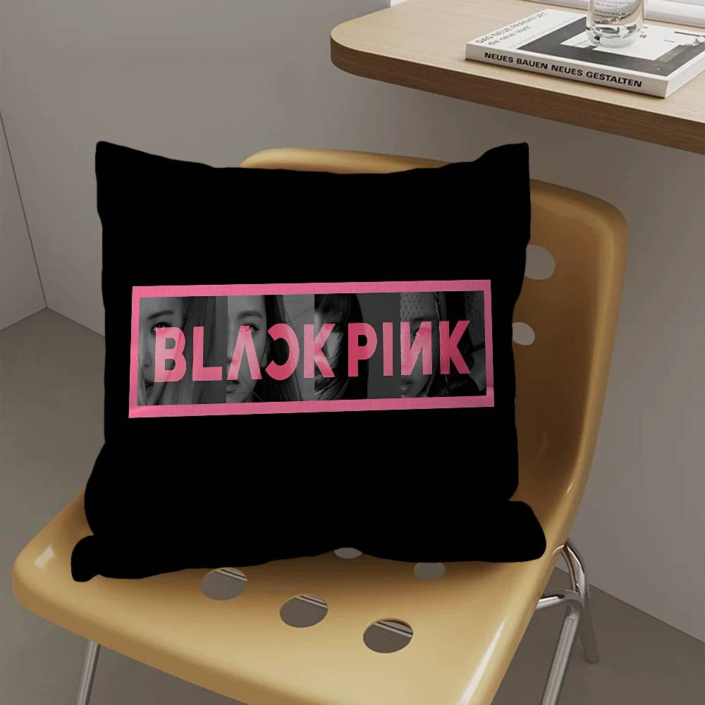 Популярная K-pop группа B-Black Розовый дизайн наволочки чехла для подушки декорация для праздника