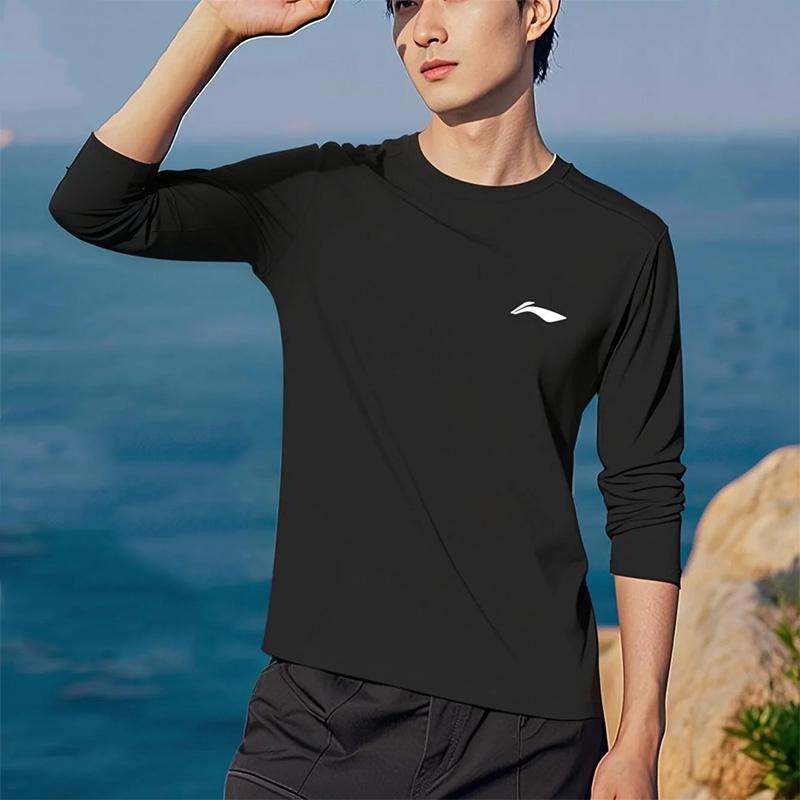Men's Li-Ning T-Shirts Men's Crew Neck Moderate