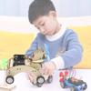 Детский DIY деревянный научный модель-конструктор маленькой машинки на ветряной тяге, настраиваемая развивающая игрушка