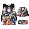 Naruto Naruto Surrounding Primary School Bag Cartoon Animation Backpack Satchel Pencil Case