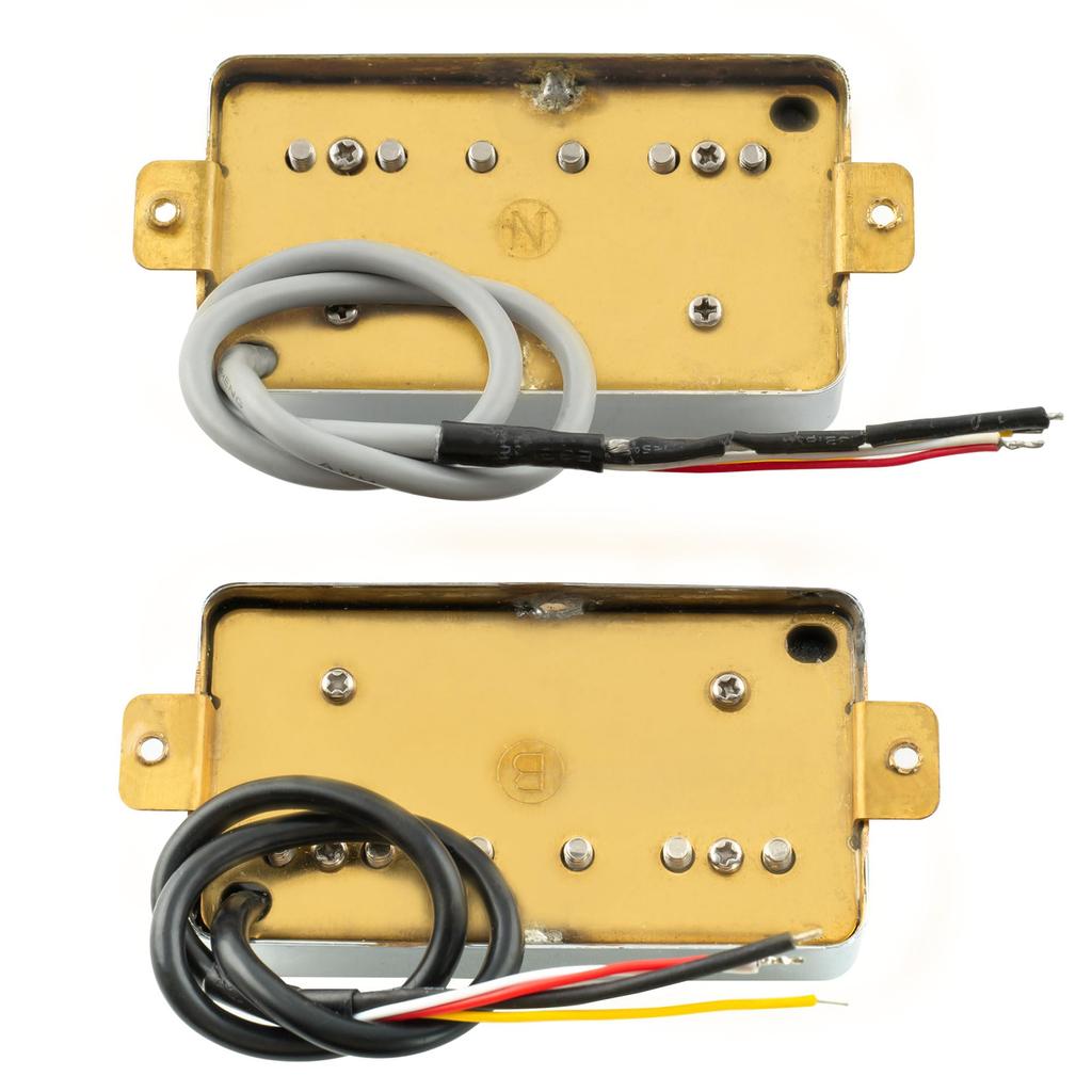 Wilkinson Vintage Alnico 5 PAF Humbucker Pickup PU Set LP для электрогитары Les Paul Electric Chrome, (Набор 2)