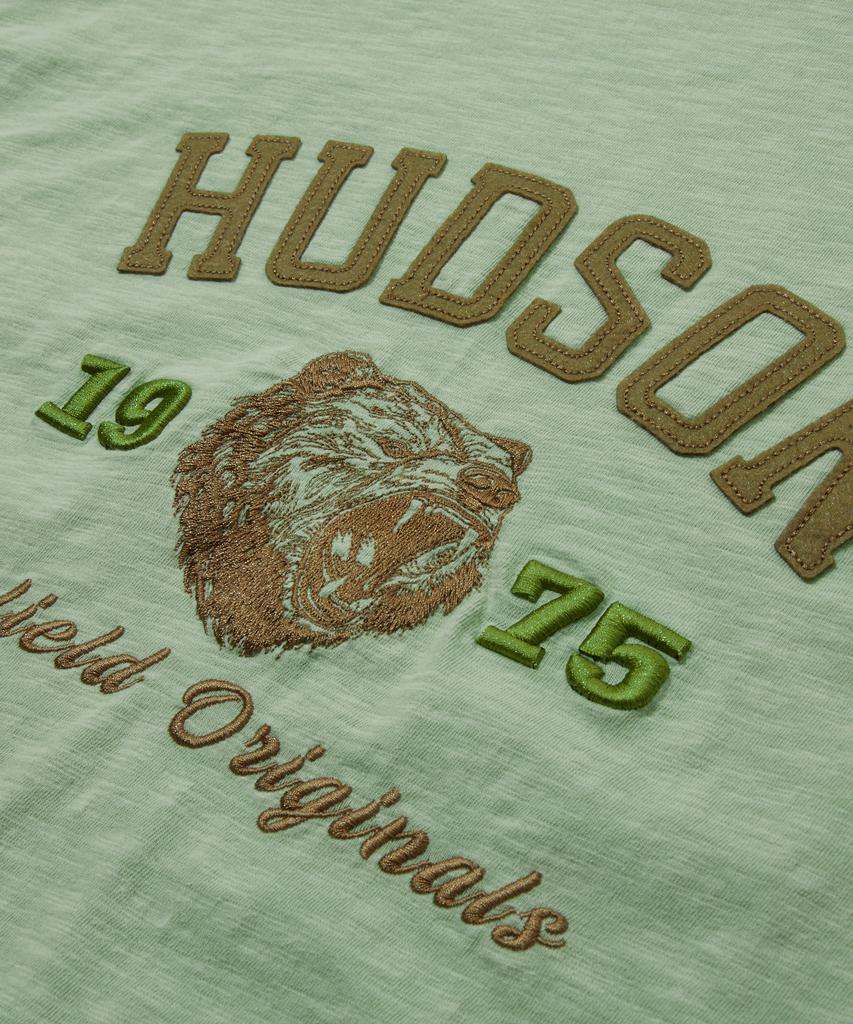 PENFIELD Футболка с аппликацией Hudson Светло-зеленая_Fs2Kt79U