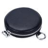 2024 New Mini Coin Purse Genuine Leather Women Wallets Fashion Circular First Layer of Cowhide Purses With Hanging Ring