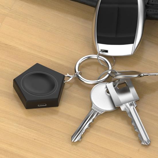 Беспроводное зарядное устройство для часов с брелоком Компактное мини портативное быстрозарядное зарядное устройство для часов SamsungGalaxy Watch 3/4/5/6