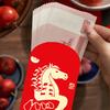 6 Pcs Chinese New Year Red Envelope Lunar New Year of The Horse Envelopes Chinese Traditional Lucky Money Pockets for 2026 Spring Festival