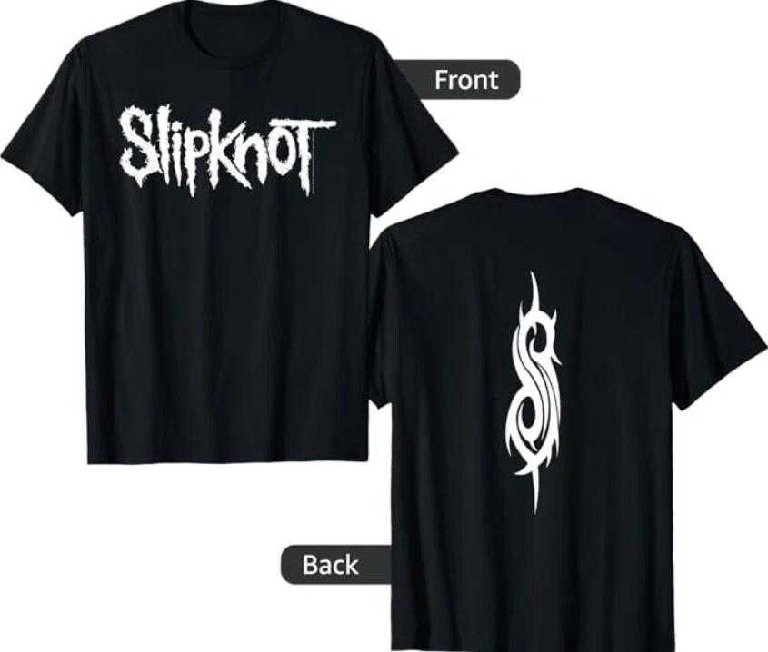 Официальная футболка Slipknot с простым логотипом