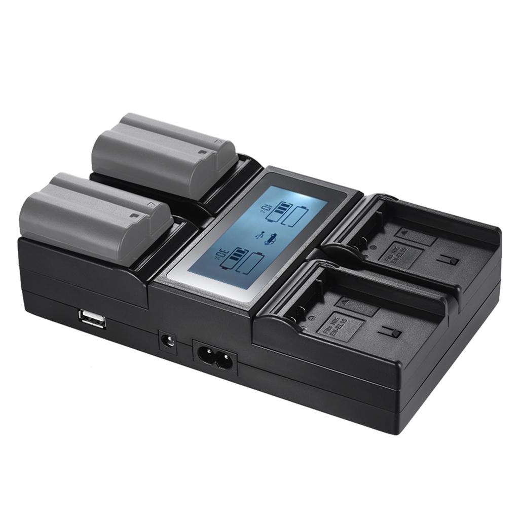 Andoer Запасное зарядное устройство для 4-канальной ЖК-камеры NP-FZ100 для Sony A7III A9 A7RIII A7SIII