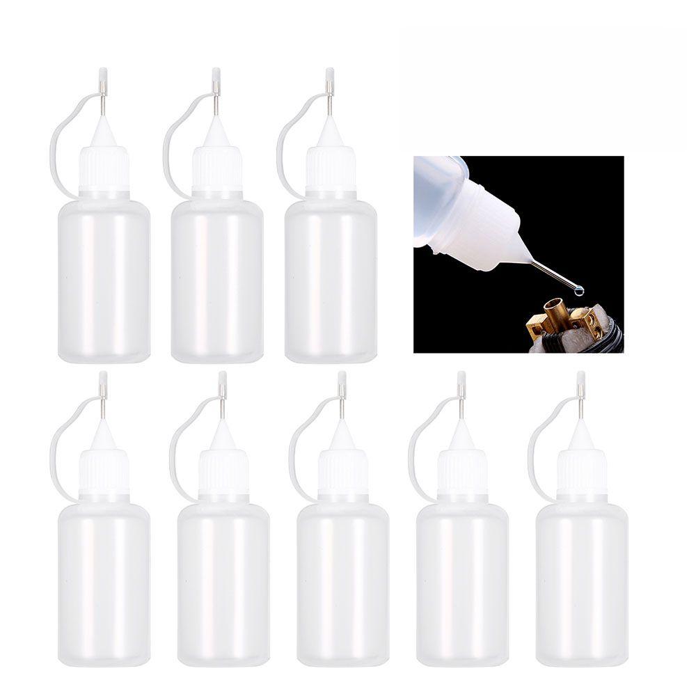 High quality Transparent Travel Squeeze bottle Refillable Bottle Needle Tip Empty Dropper Bottles
