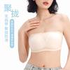 Летом strapless люди могут носить невидимый, тонкий, дышащий топ-труба без бретелек, сборка-чехол от света.