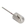 Stainless Steel Round Foot Nail Drill Bit Pedicure Foot Calluses Sanding Polishing Head for Cracked Skin Corns