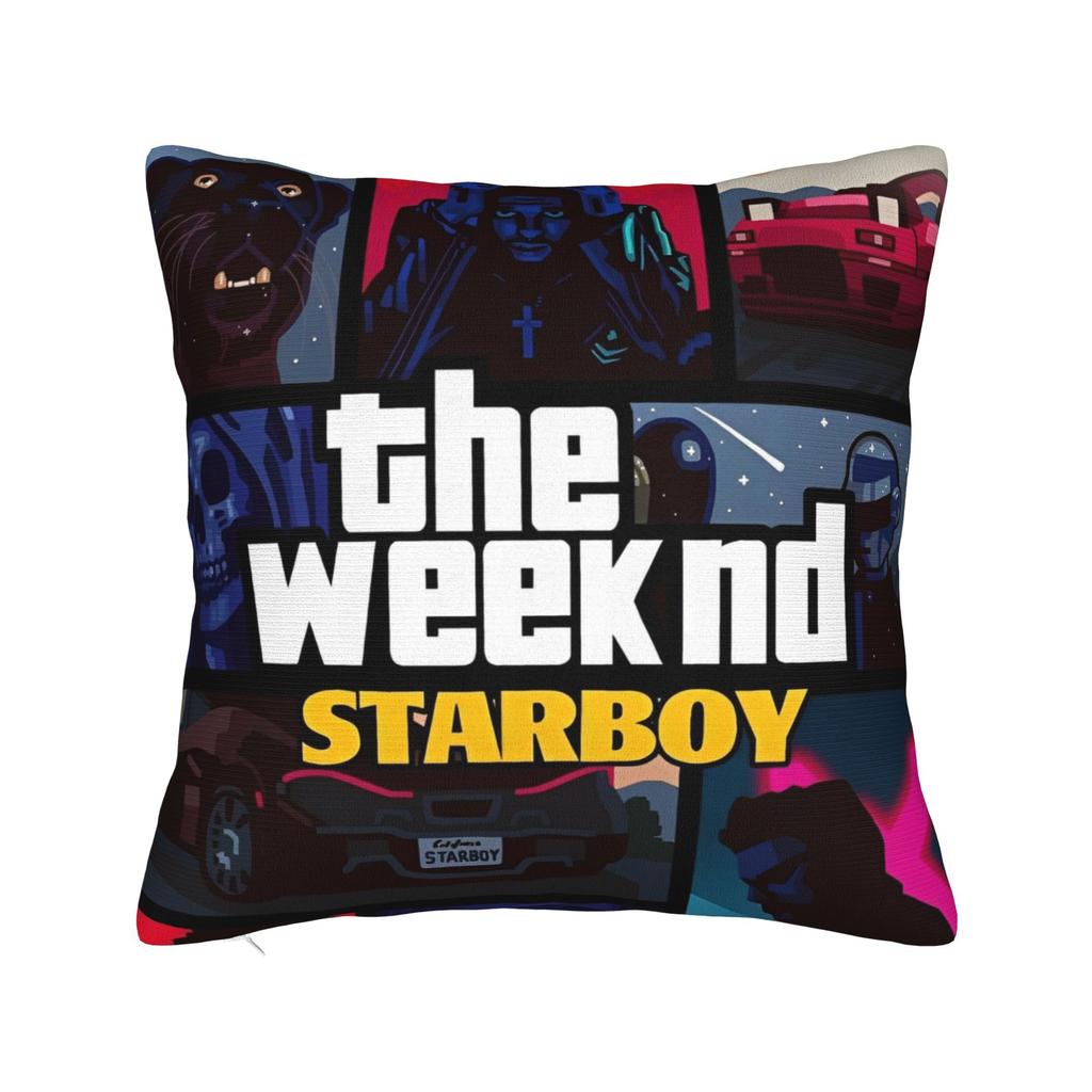 Подушка-поп The Weeknd Наволочка Ткань для печати Чехол для подушки Декор Чехол для декоративной подушки Постель 18''