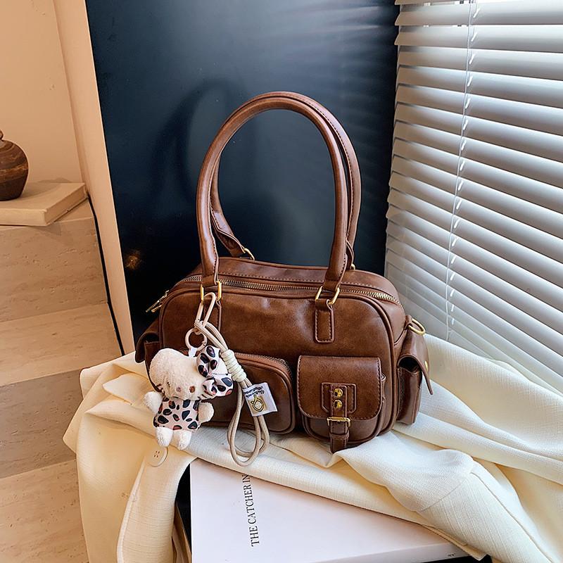 IELGY Ladies Retro Commuter Shoulder Bag - Autumn/Winter Edition